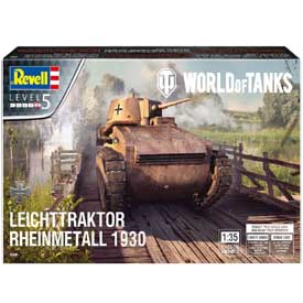 Revell Leichttraktor Rheinmetall 1930 WORLD OF TANKS Model Set tank 1:35, 189 dílů