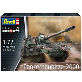 Revell Panzerhaubitze 2000 Model Set Tank 1:72, 130 dílů