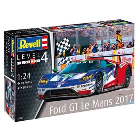 Revell Ford GT Le Mans 2017 Model kit Auto 1:24, 88 dílů