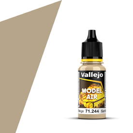 Vallejo 71.244 Písková béžová, světle hnědá akrylová airbrush barva 17 ml