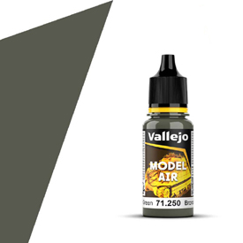 Vallejo 71.250 Bronzově zelená akrylová barva na airbrush 17 ml