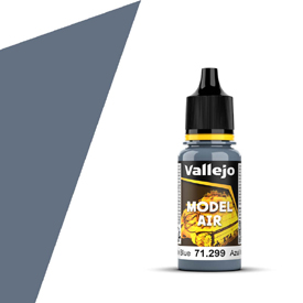 VALLEJO MODEL AIR 71.299 STŘEDNĚ MODRÁ akrylová airbrush barva 18 ml