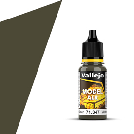 VALLEJO MODEL AIR 71.347 RUSKÁ AF TMAVĚ ZELENÁ akrylová airbrush barva 18 ml