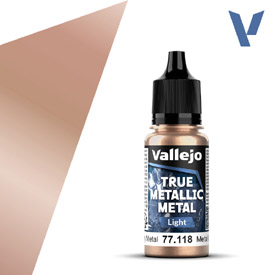 VALLEJO TRUE METALLIC 77.118 Hnědá metalická akrylová airbrush barva 18 ml