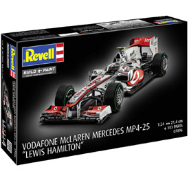 Revell Vodafone McLaren Mercedes MP4-25 "L.Hamilton" Model kit Auto 1:24, 103 dílů