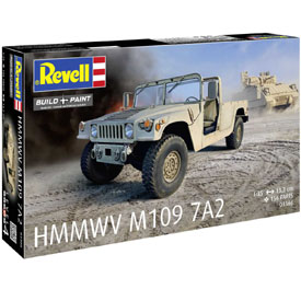 Revell Hummer Humvee HMMWV M1097 A2 Model kit Auto 1:35, 156 dílů