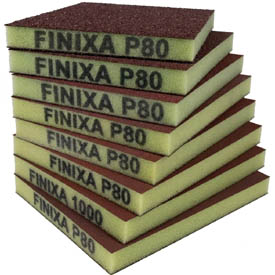 Finixa oboustranné flexibilní pěnové brusivo, zrnitost P80, 1 kus