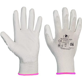 Ochranné pracovní rukavice Fridrich & Fridrich BUNTING LIGHT bílé, velikost 6-XS
