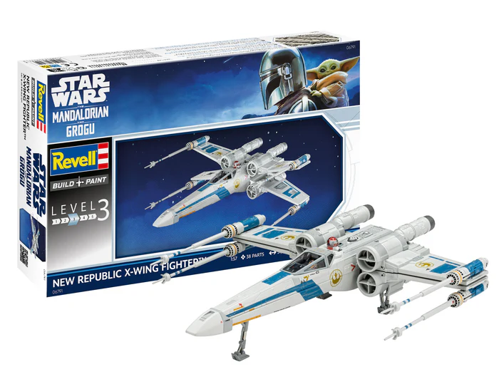 Revell 06791 StarWars New Republic X-Wing Fighter™ plastikový model vesmírné lodi 1:57, 38 dílů