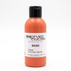 Senjo Color barva oranžová pro bodypainting a tetování, 75ml