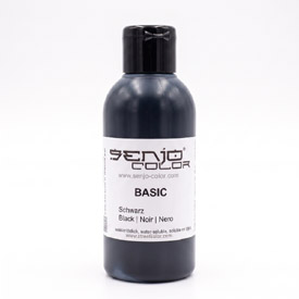 Senjo Color barva černá pro bodypainting a tetování, 75ml