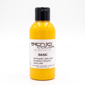 Senjo Color barva žlutá pro bodypainting a tetování, 75ml