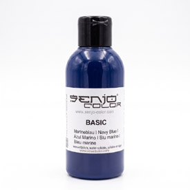 Senjo Color barva tmavě modrá pro bodypainting a tetování, 75ml