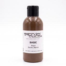 Senjo Color barva hnědá pro bodypainting a tetování, 75ml