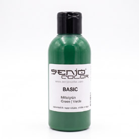 Senjo Color barva zelená pro bodypainting a tetování, 75ml