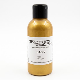 Senjo Color barva zlatá pro bodypainting a tetování, 75ml