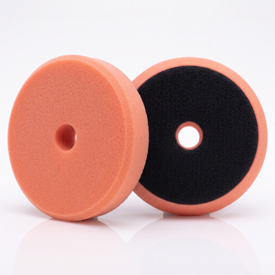 Lešticí pad oranžový na suchý zip, tvrdý DEDRA 08T814, 125 x 25 mm