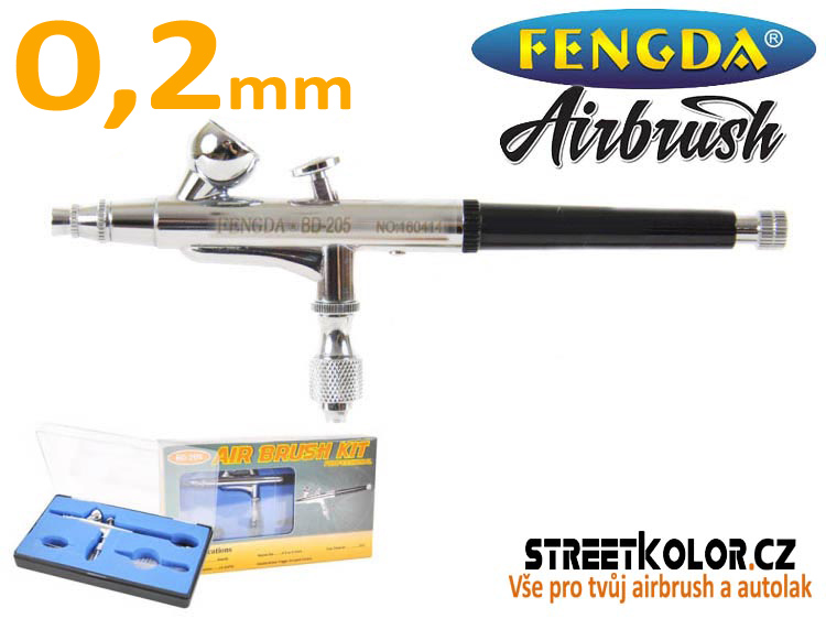 Airbrush pistole FENGDA ® BD-205 0,2 mm