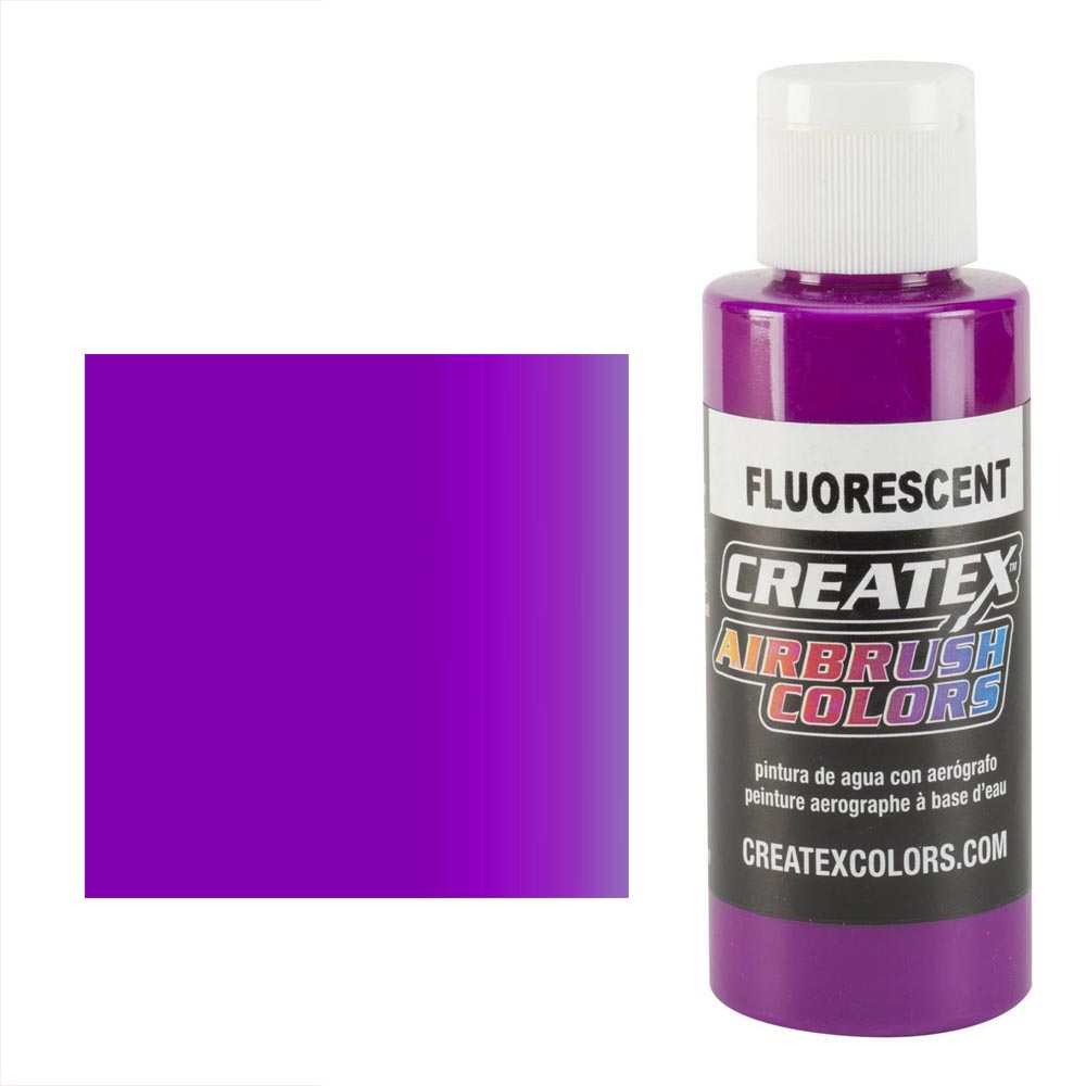 CreateX 5401 Fialová Fluorescenční airbrush barva 60ml 
