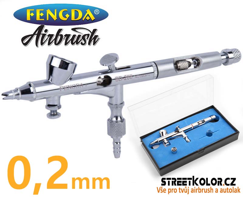 Airbrush pistole FENGDA® BD-208 0,2mm