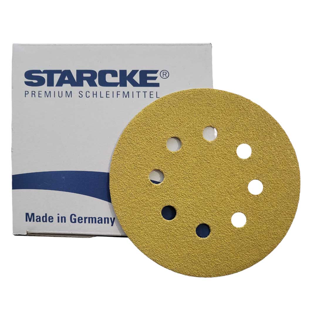 Starcke Brusný disk P60, 125mm, 8děr, 100ks