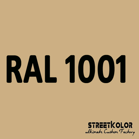 RAL 1001 Uretánová auto barva lesklá nebo matná 1 litr + tužidlo + ředidlo