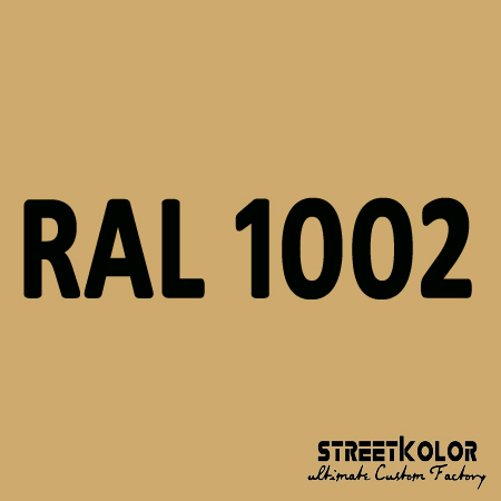 RAL 1002 Uretánová auto barva lesklá nebo matná 1 litr + tužidlo + ředidlo