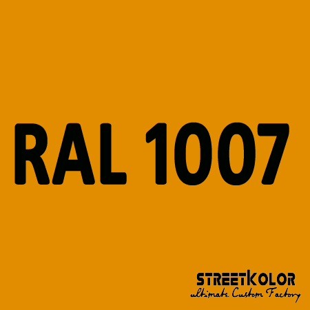 RAL 1007 Uretánová auto barva lesklá nebo matná 1 litr + tužidlo + ředidlo