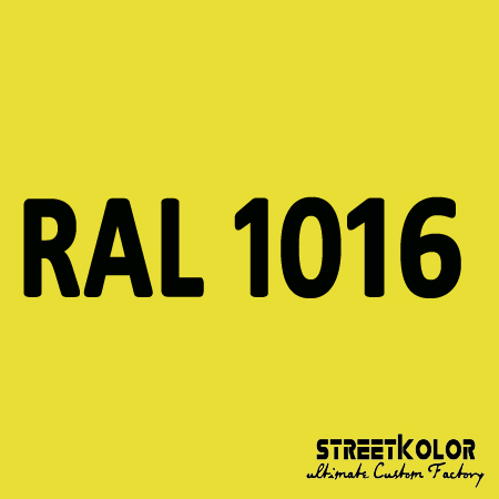 RAL 1016 Uretánová auto barva lesklá nebo matná 1 litr + tužidlo + ředidlo