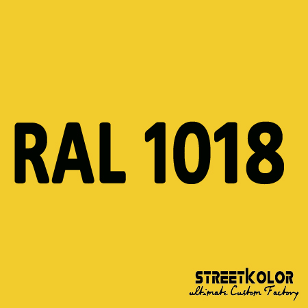 RAL 1018 Uretánová auto barva lesklá nebo matná 1 litr + tužidlo + ředidlo