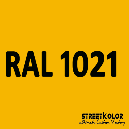 RAL 1021 uretanová auto barva lesklá nebo matná 1 litr + tužidlo