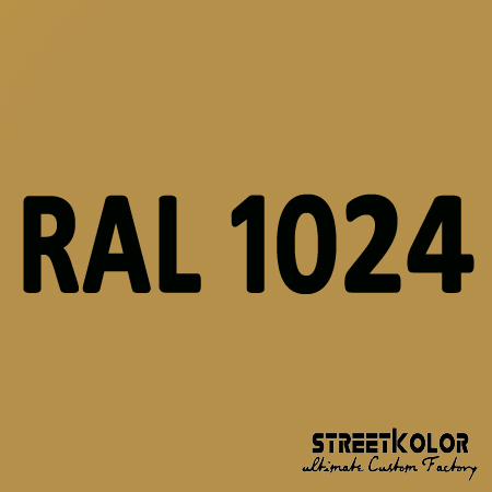 RAL 1024 Uretánová auto barva lesklá nebo matná 1 litr + tužidlo + ředidlo