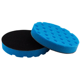 Velcro ultra měkký finální leštící kotouč na suchý zip, Modrý, 135x30mm