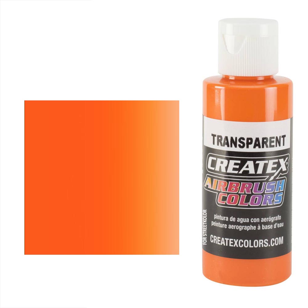 CreateX 5119 oranžová transparentní airbrush barva 120ml