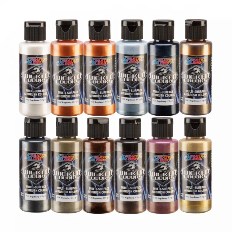 Wicked Galaxy metalická sada airbrush barev W133-00, 12x60ml