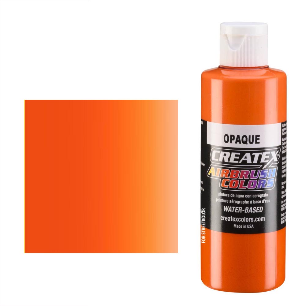 CreateX Oranžová 5208 neprůhledná 120ml airbrush barva