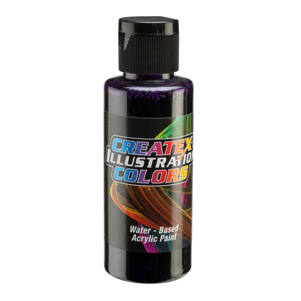Ilustrační Fialová airbrush barva CreateX 60 ml – 5055 Transparent Violet