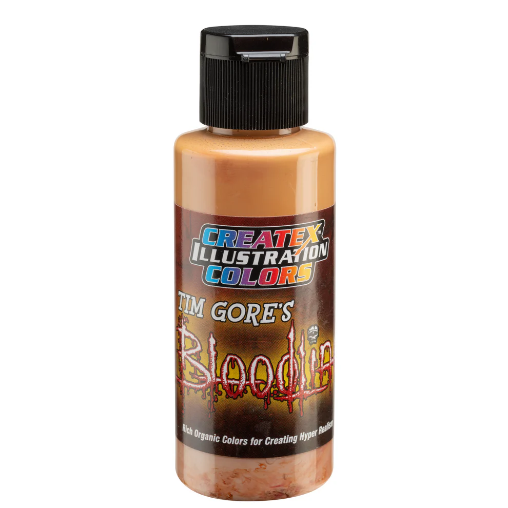 Ilustrační Olivově zlatá airbrush barva CreateX 60 ml – 5017 Lifeline Olive Gold