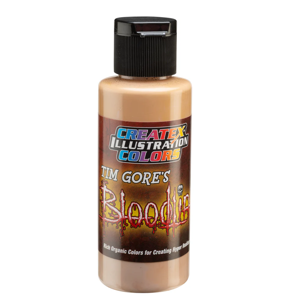 Ilustrační Tmavě béžová airbrush barva CreateX 60 ml – Illustration Deep Natural 5027 Lifeline
