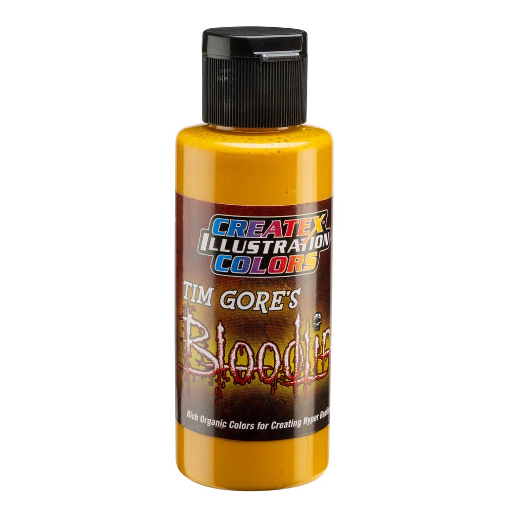 Ilustrační Okrová airbrush barva CreateX 60 ml – Illustration Injury Ochre 5037 Bloodline