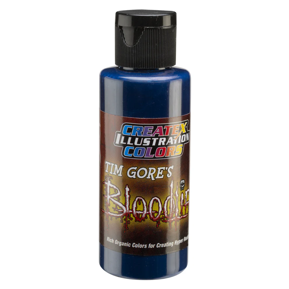 Ilustrační Modrá airbrush barva CreateX 5044 60 ml – Illustration Code Blue Bloodline