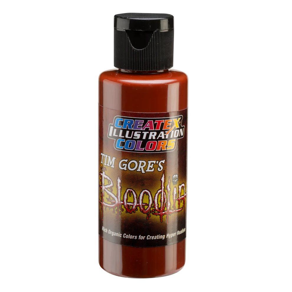 Ilustrační Hnědá airbrush barva CreateX 5048 60 ml – Illustration Surgery Sienna Bloodline