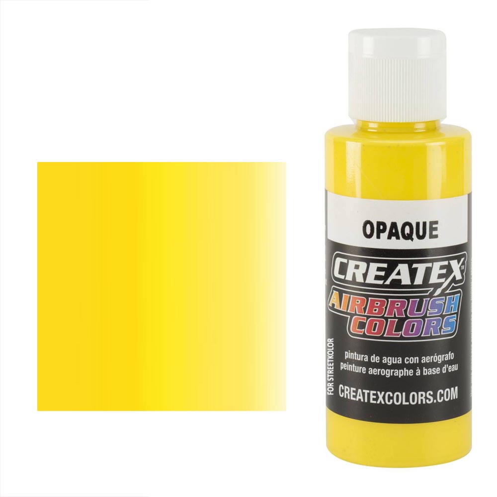 CreateX Žlutá 5204 neprůhledná 60ml airbrush barva