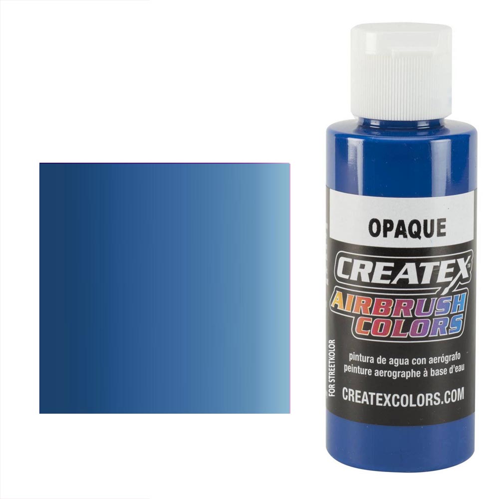 CreateX Modrá 5201 neprůhledná 60ml airbrush barva