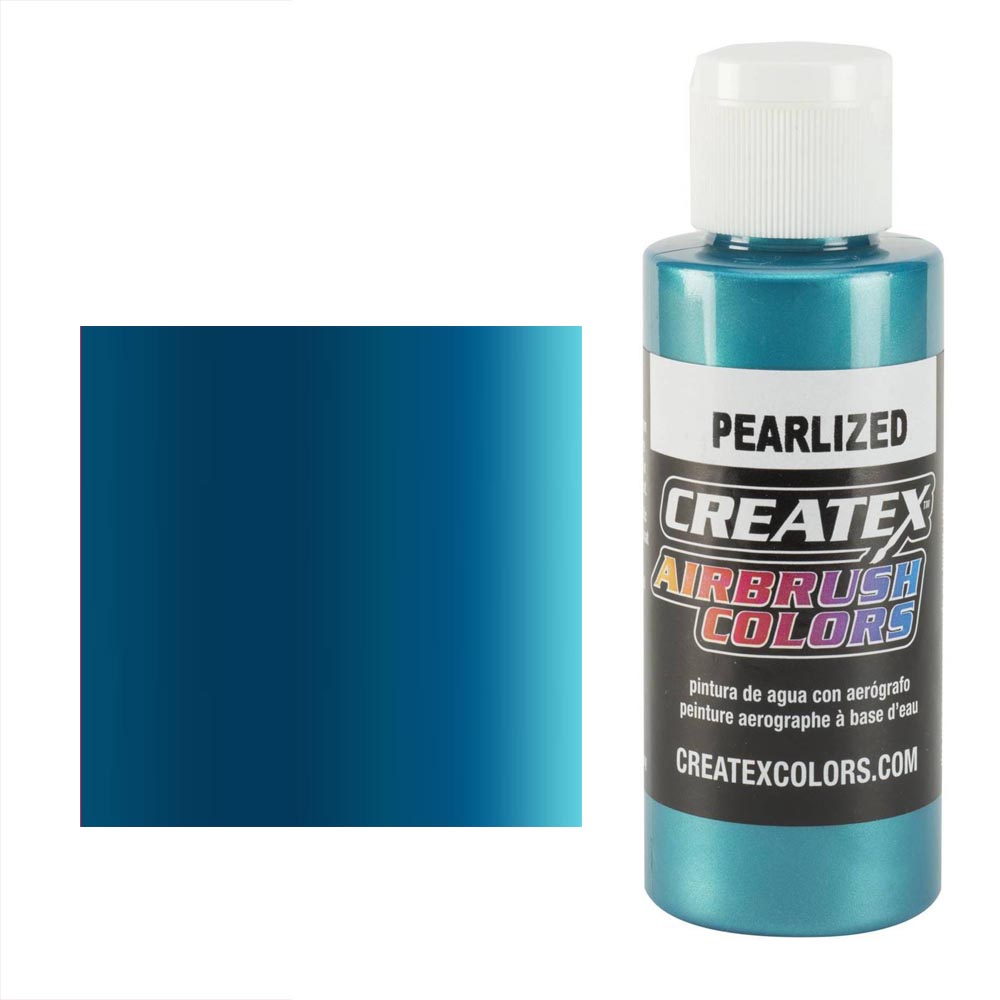 CreateX 5303 Tyrkysová Perleťová airbrush barva 60ml