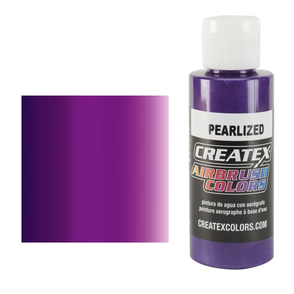 CreateX 5314 Tmavě fialová Perleťová airbrush barva 60ml