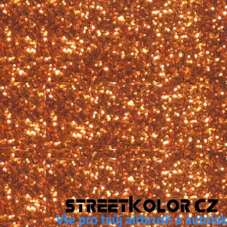 Perleť Oranžová, 100 gramů, 200 micro=0,2mm