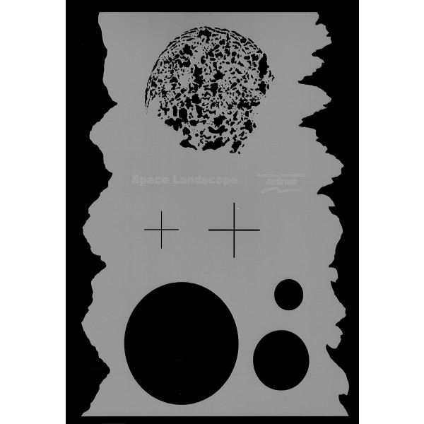 Airbrush šablona Harder&Steenbeck, formát A4 - 210 x 297 mm