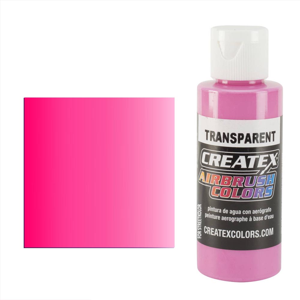 CreateX 5121 Růžová transparentní airbrush barva 60ml
