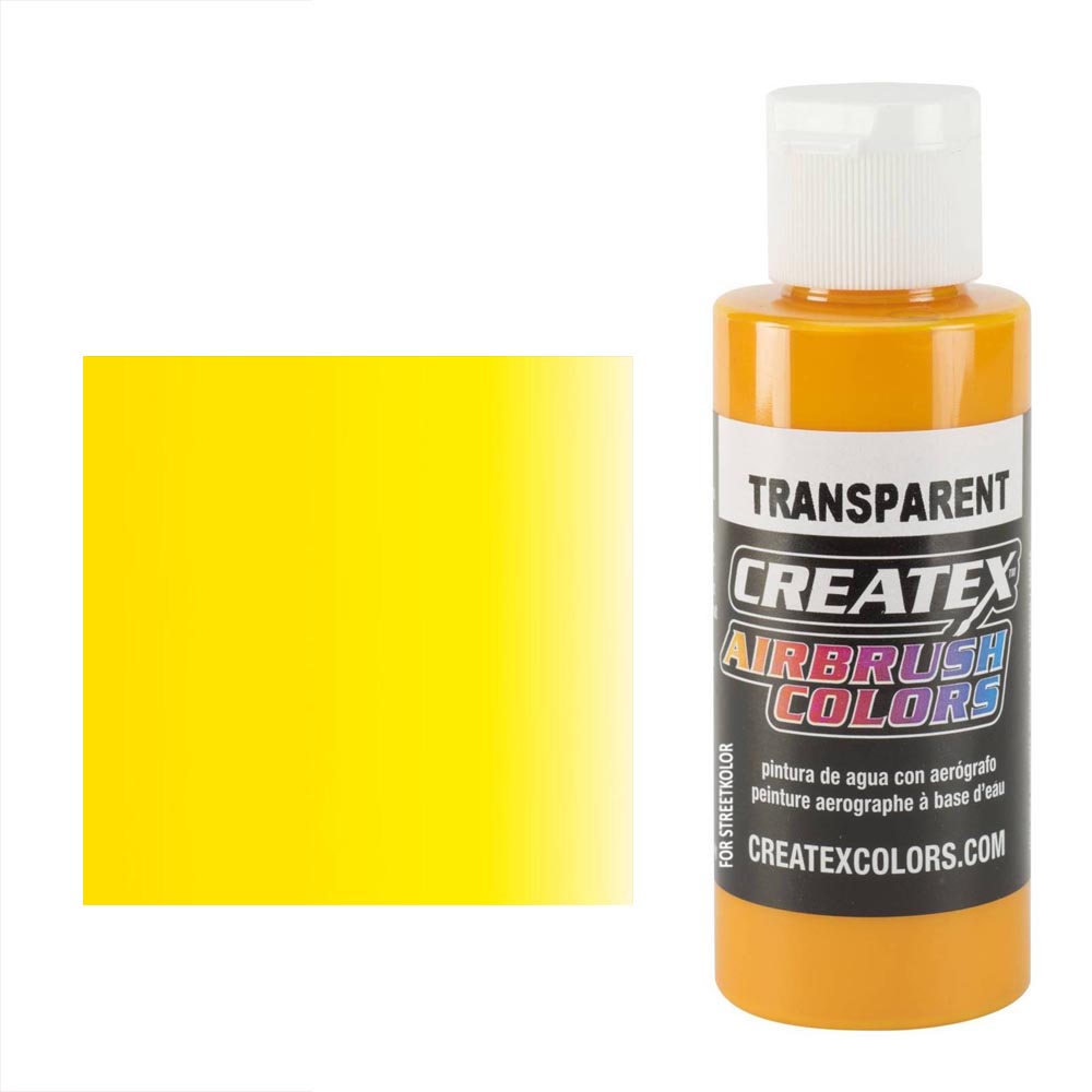 CreateX 5133 žltá transparentní airbrush barva 60ml